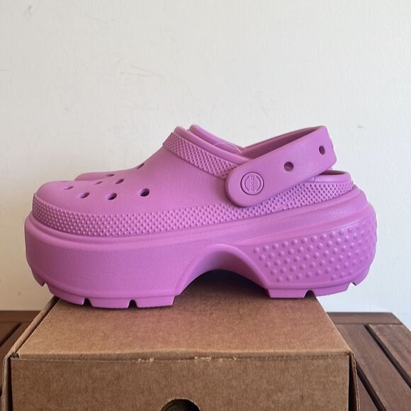 NWT Crocs Stomp Clog Bubble Women Size 7 Men Size 5(209347-6WQ) - Picture 7 of 12